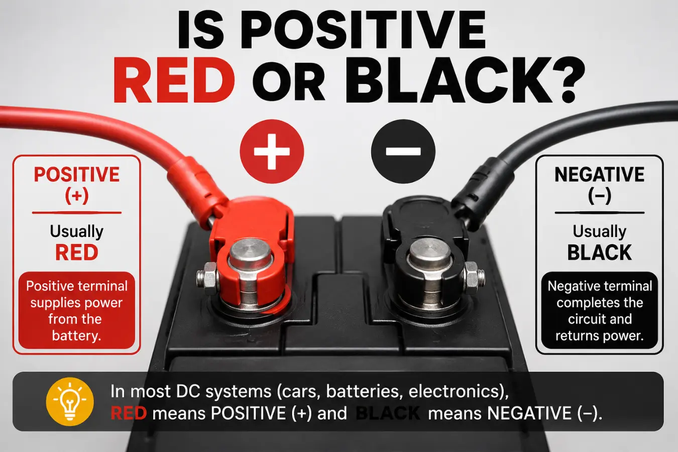 Is Positive Red or Black
