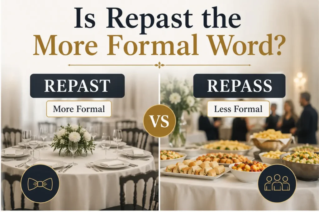Repass or Repast for Funeral