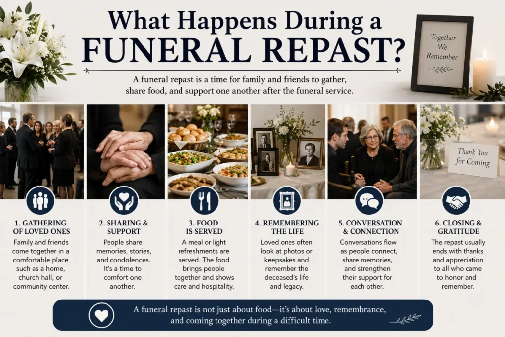 What Happens During a Funeral Repast?