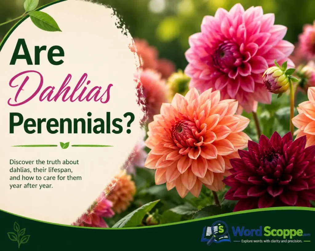 Are Dahlias Perennials?