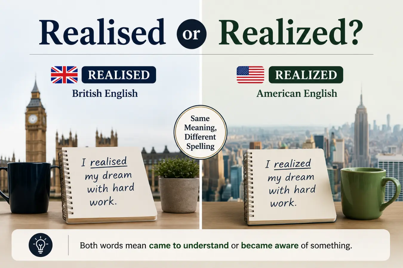 Realised or Realized
