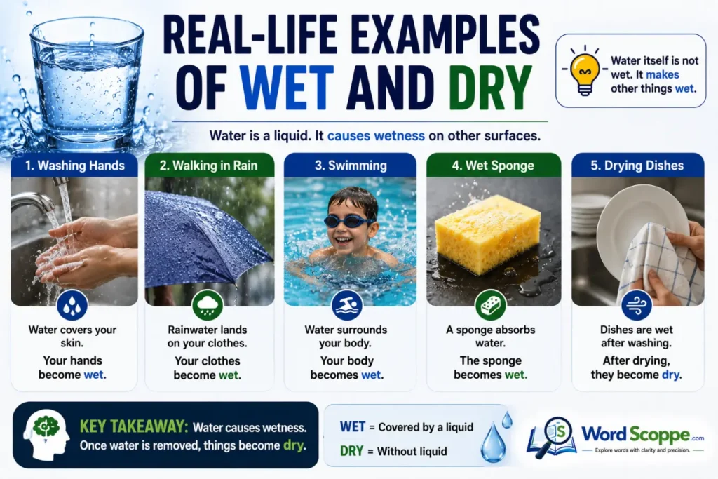 Is Water Wet or Dry