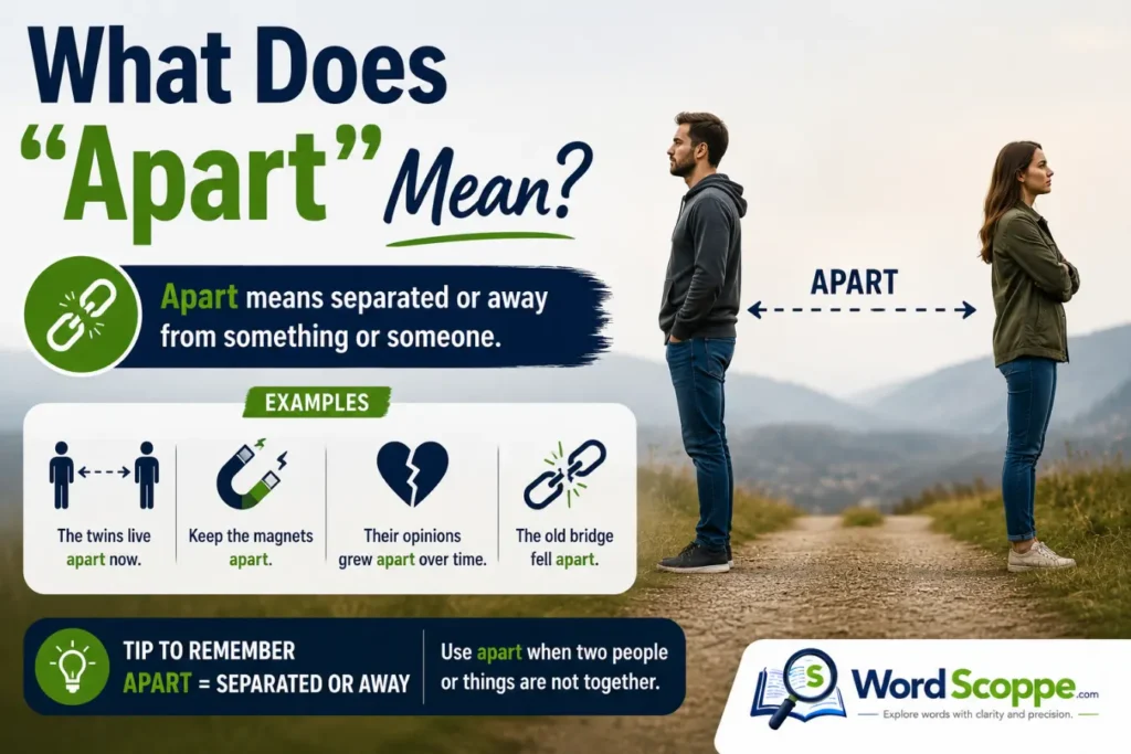 Apart or A Part
