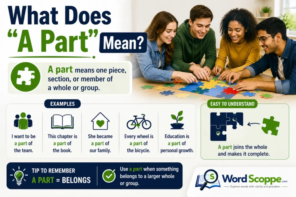 Apart or A Part