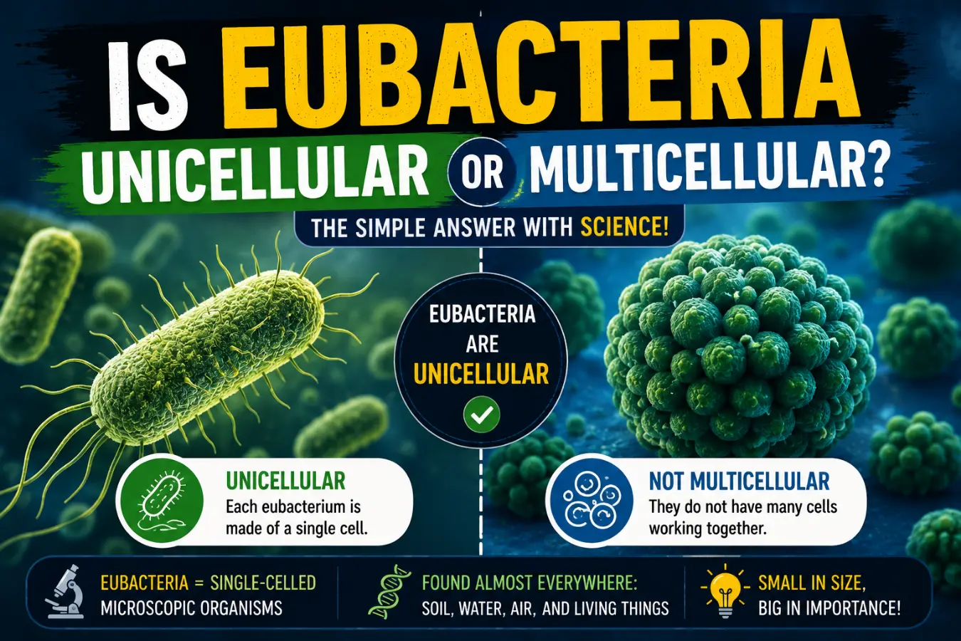 Is Eubacteria Unicellular or Multicellular?