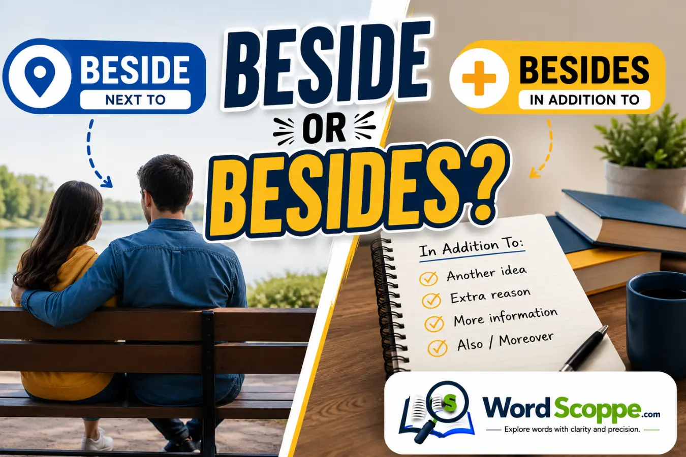 Beside or Besides