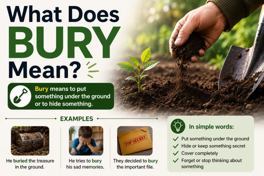 Burry or bury