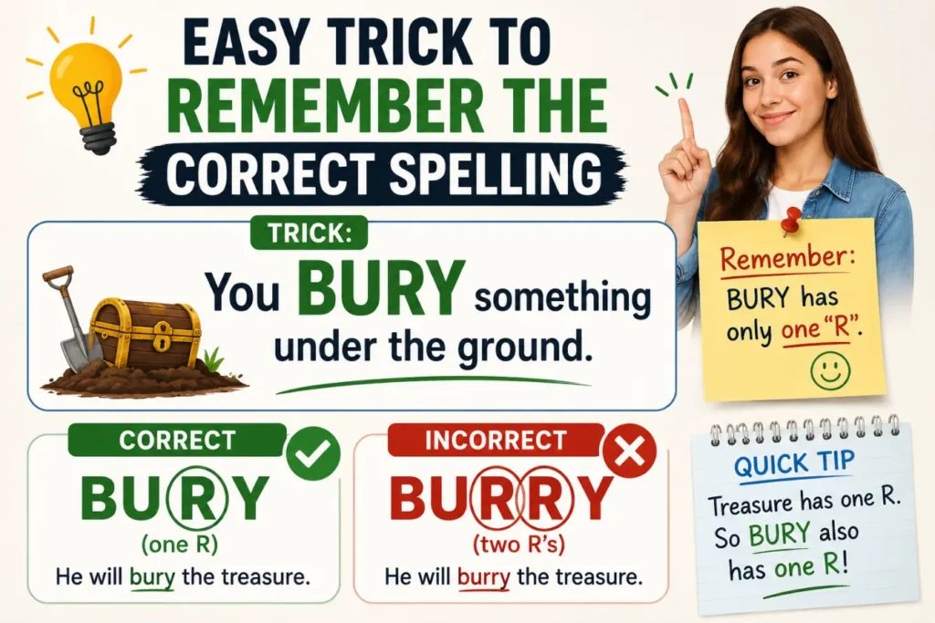 Burry or bury
