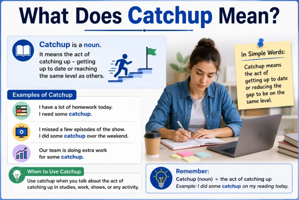 Catchup or Catch Up