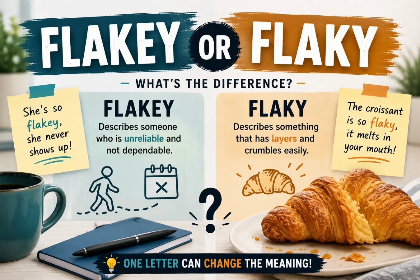Flakey vs flaky