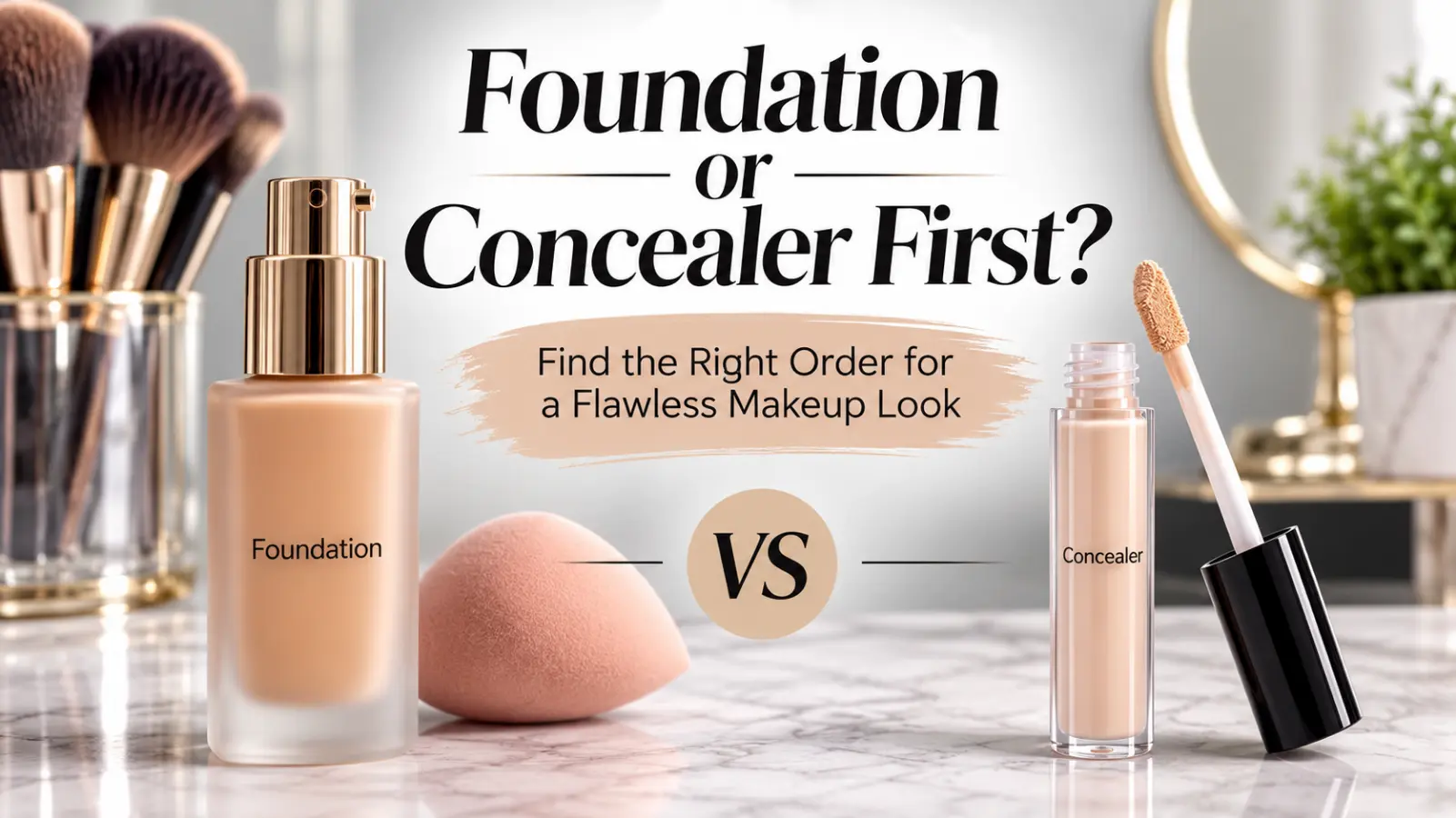 Foundation or Concealer First