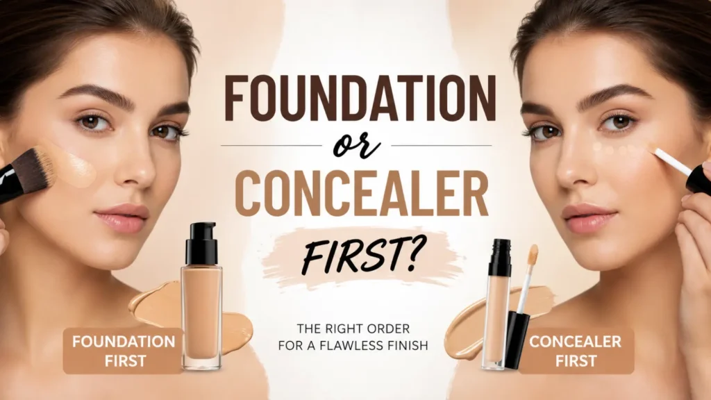 Foundation or Concealer First