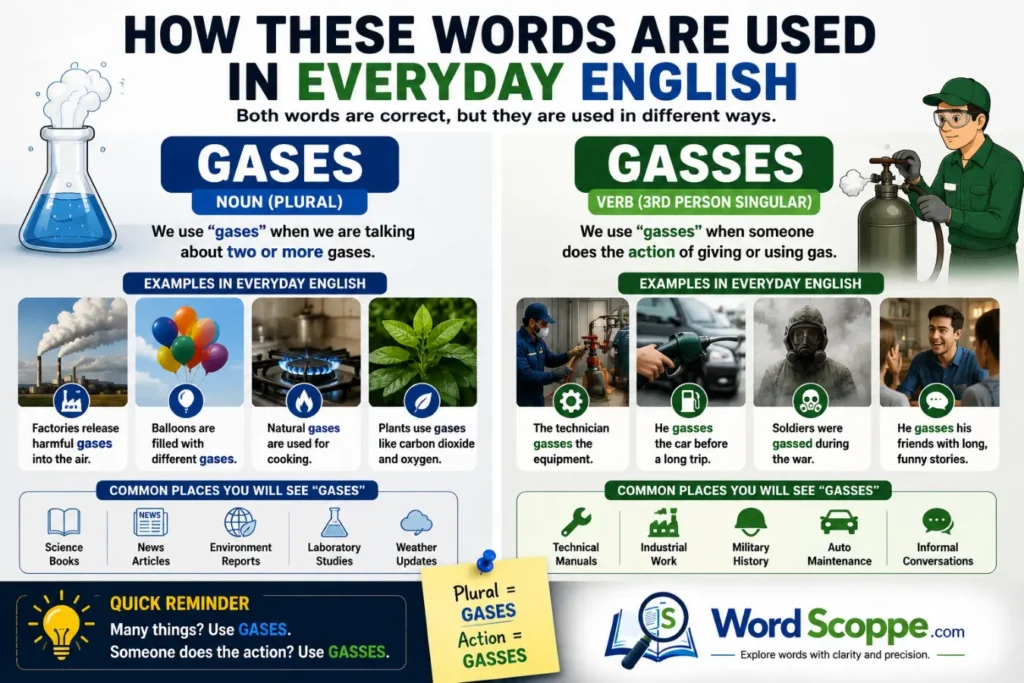 Gases or Gasses