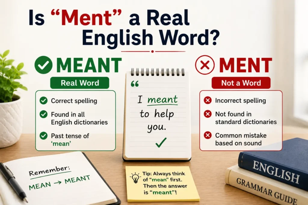 meant or ment