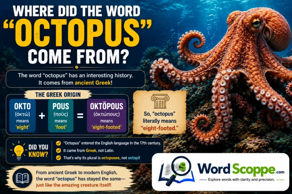 Is It Octopuses or Octopi