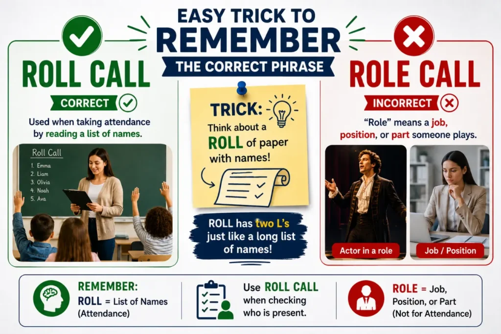 Role Call or Roll Call
