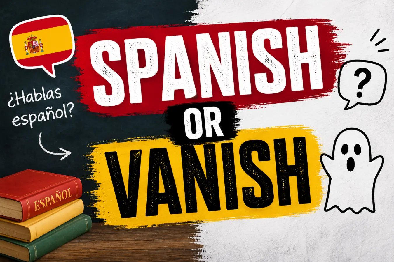 Spanish or vanish