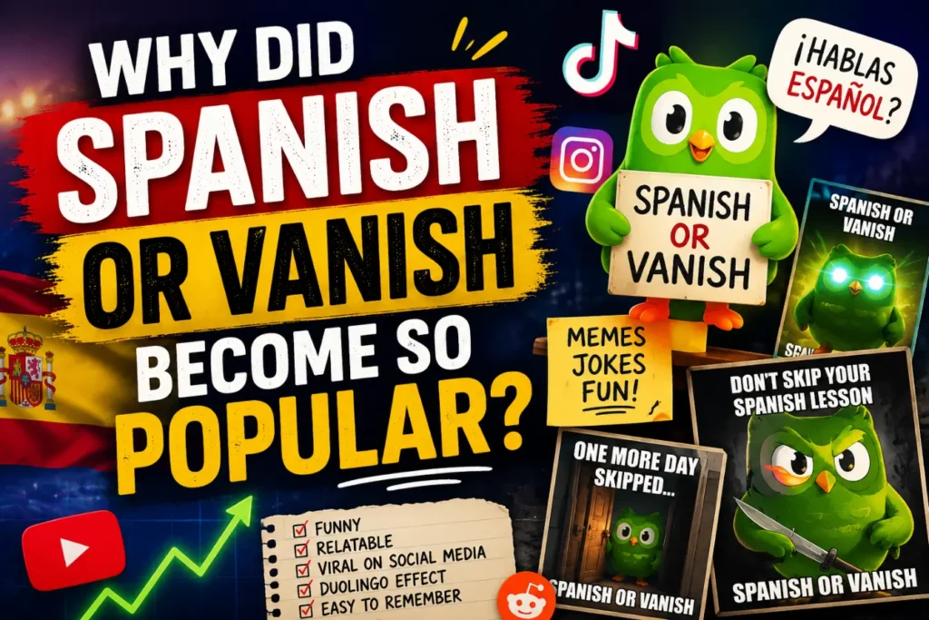 Spanish or vanish