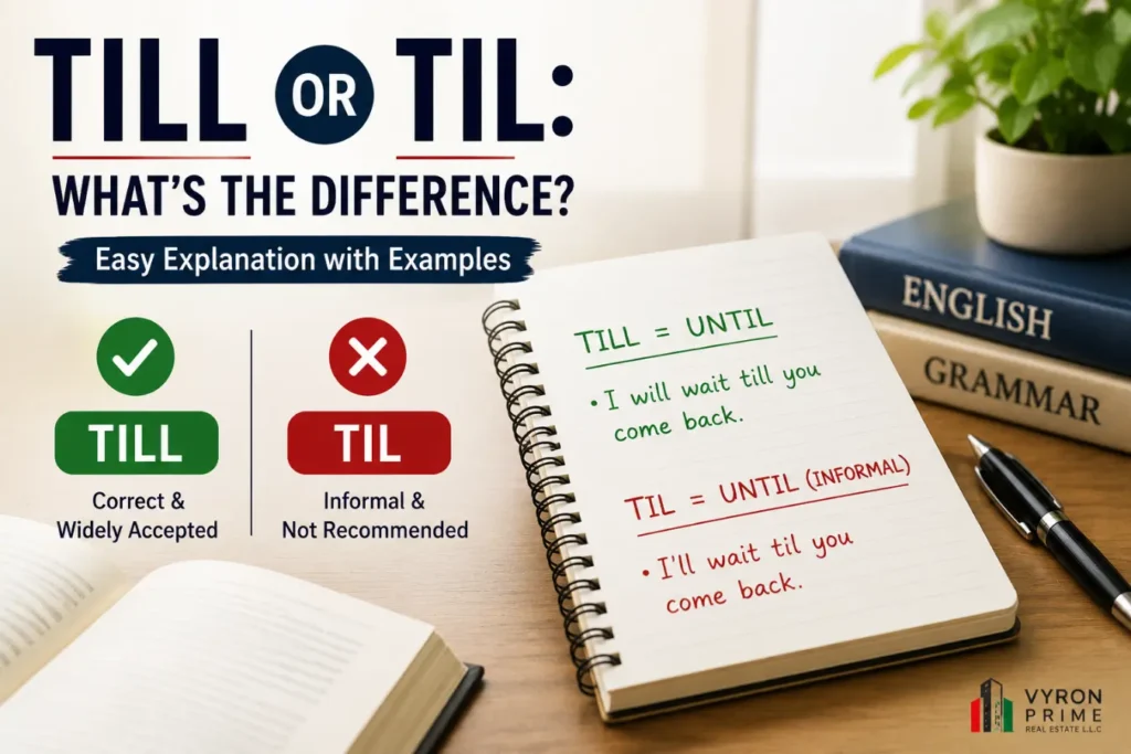 till or til