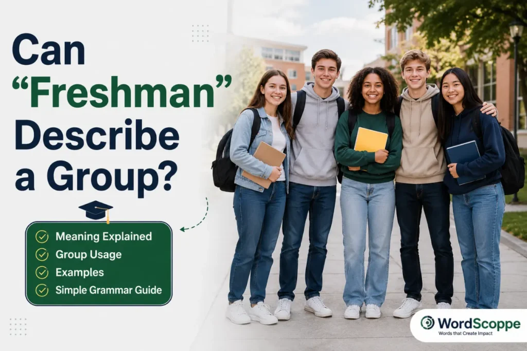 freshmen or freshman