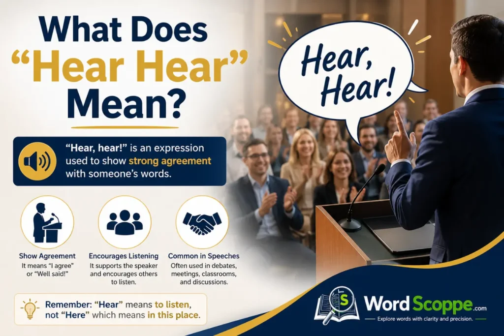 Here Here or Hear Hear
