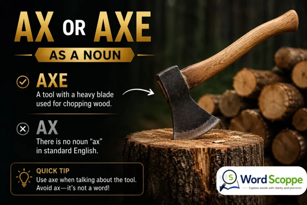 Ax or Axe