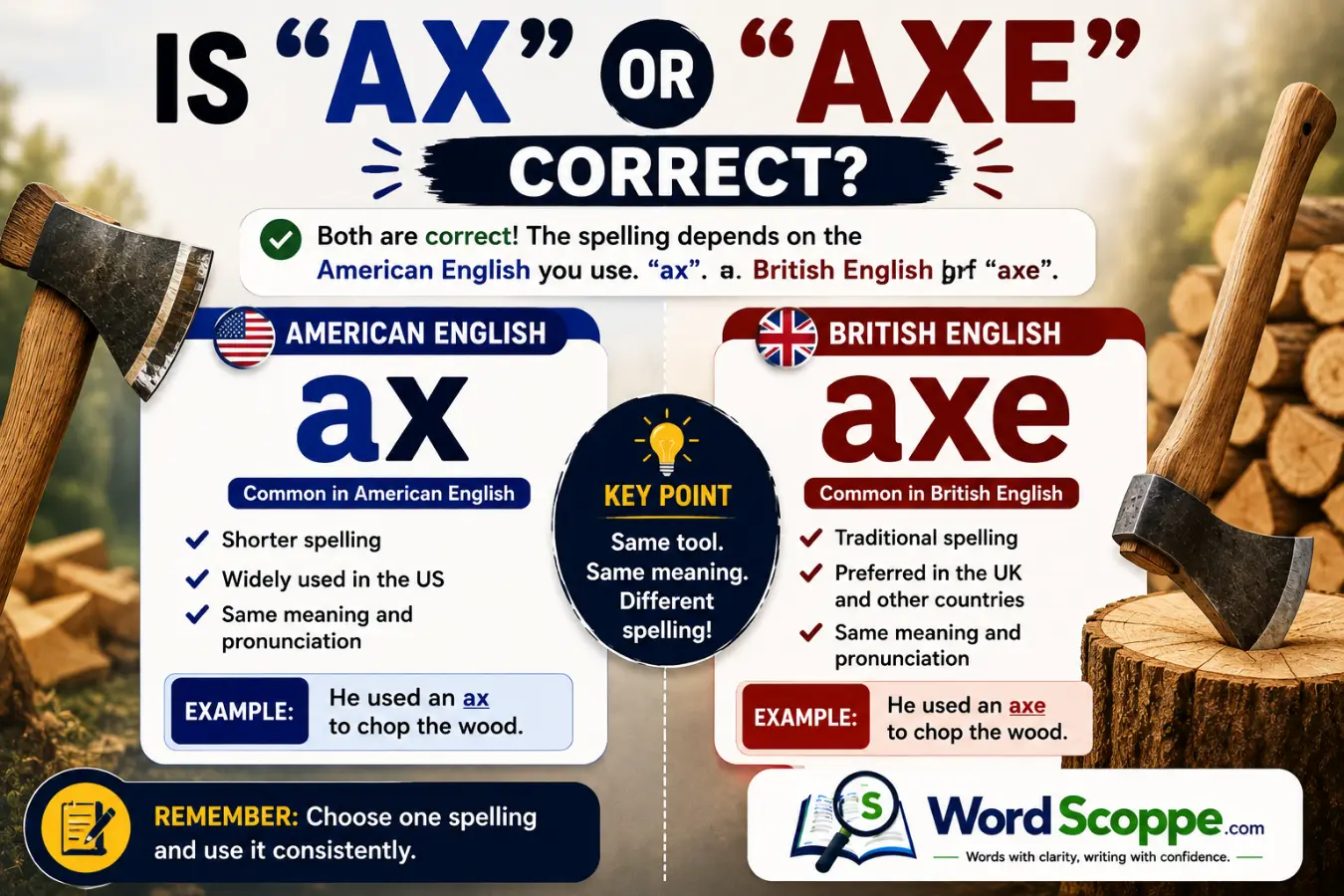 Ax or Axe