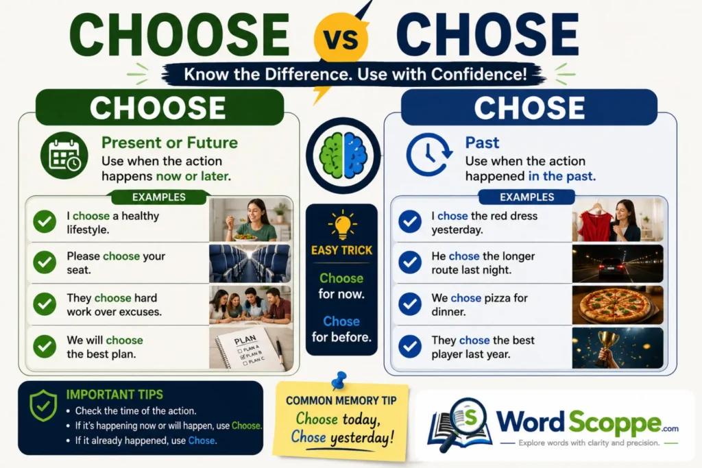 Choose or Chose
