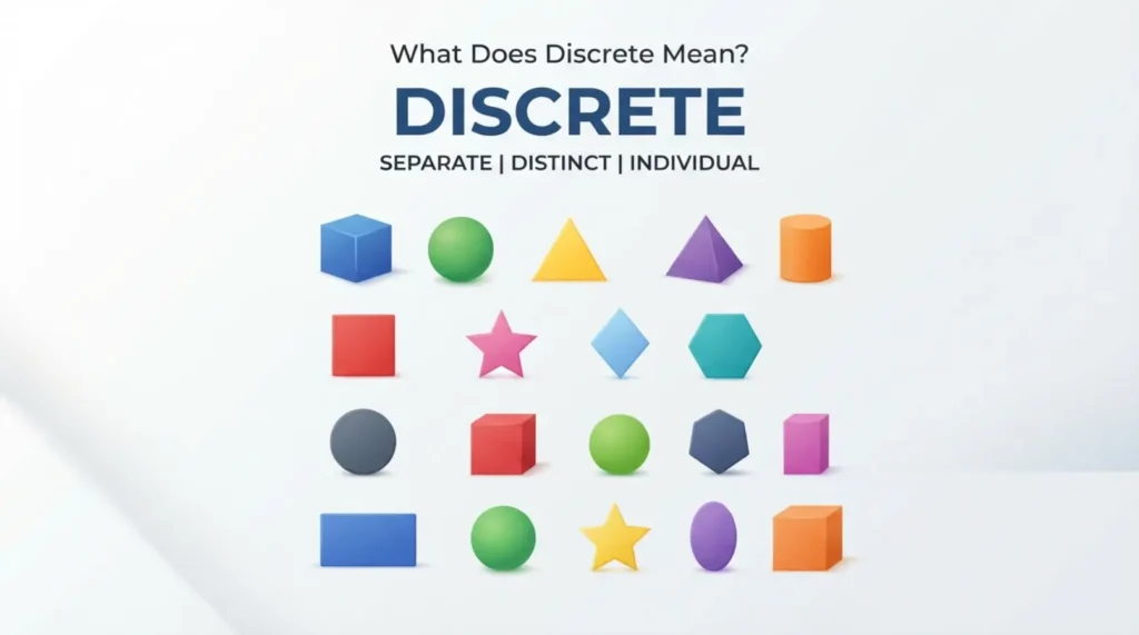 discrete or discreet