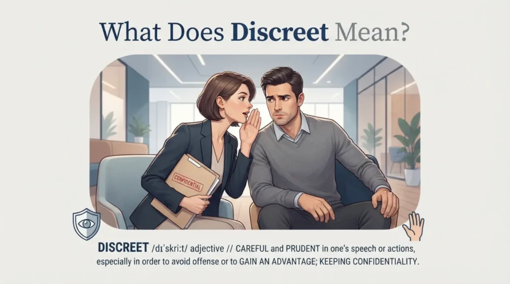 discrete or discreet