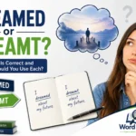 dreamed or dreamt
