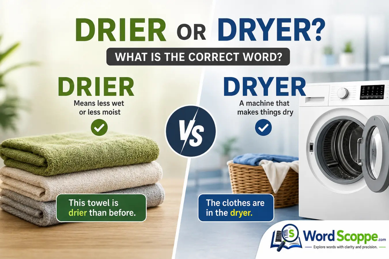 drier or dryer