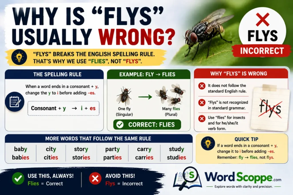 Flies or Flys