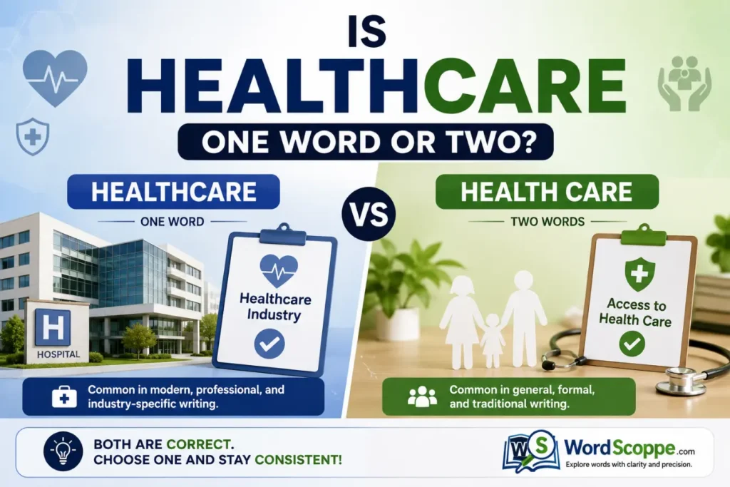 healthcare or health care