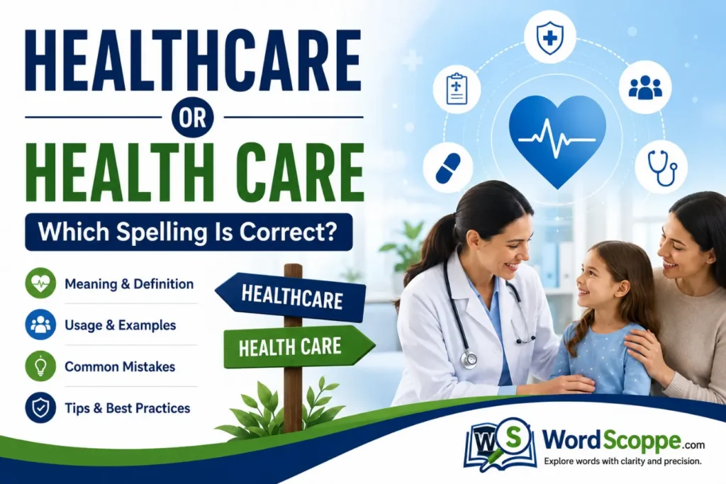 healthcare or health care