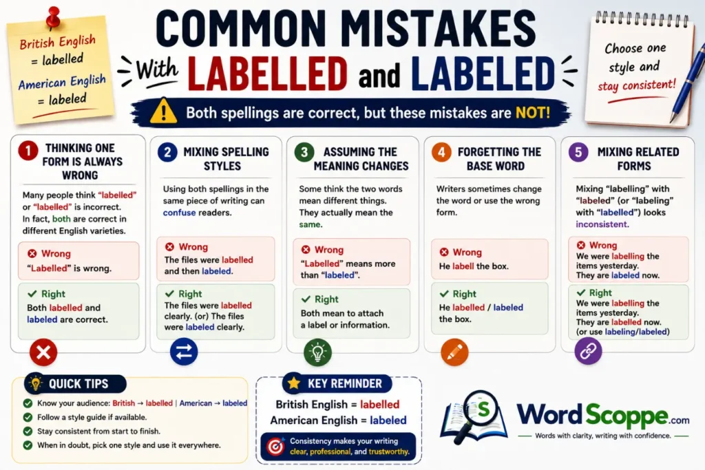 labelled or labeled