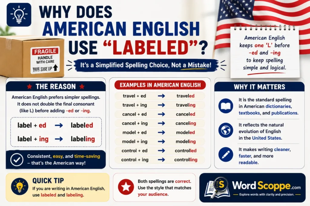labelled or labeled