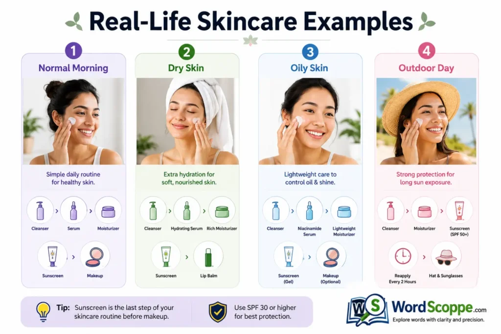 sunscreen before or after moisturizer