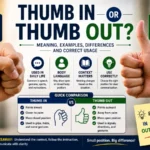 thumb in or thumb out