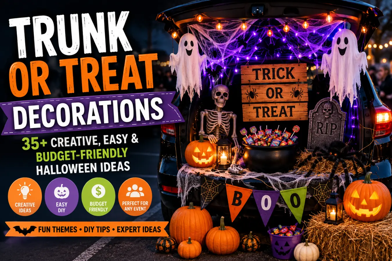 trunk or treat decorations