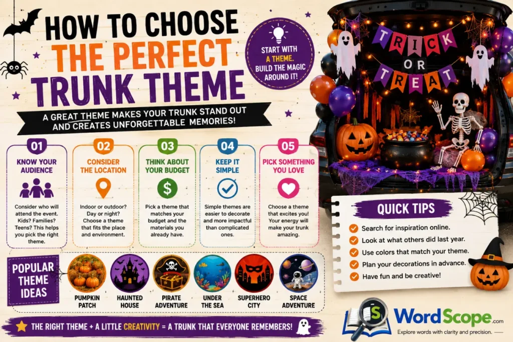 trunk or treat decorations