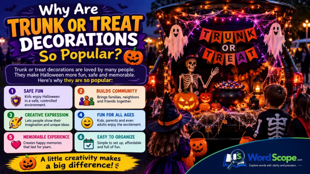 trunk or treat decorations