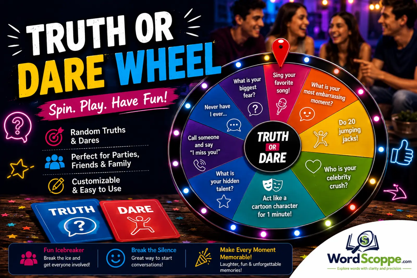truth or dare wheel