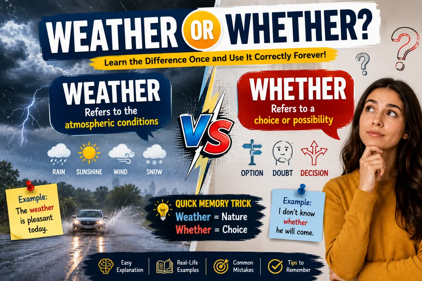 Weather or Whether