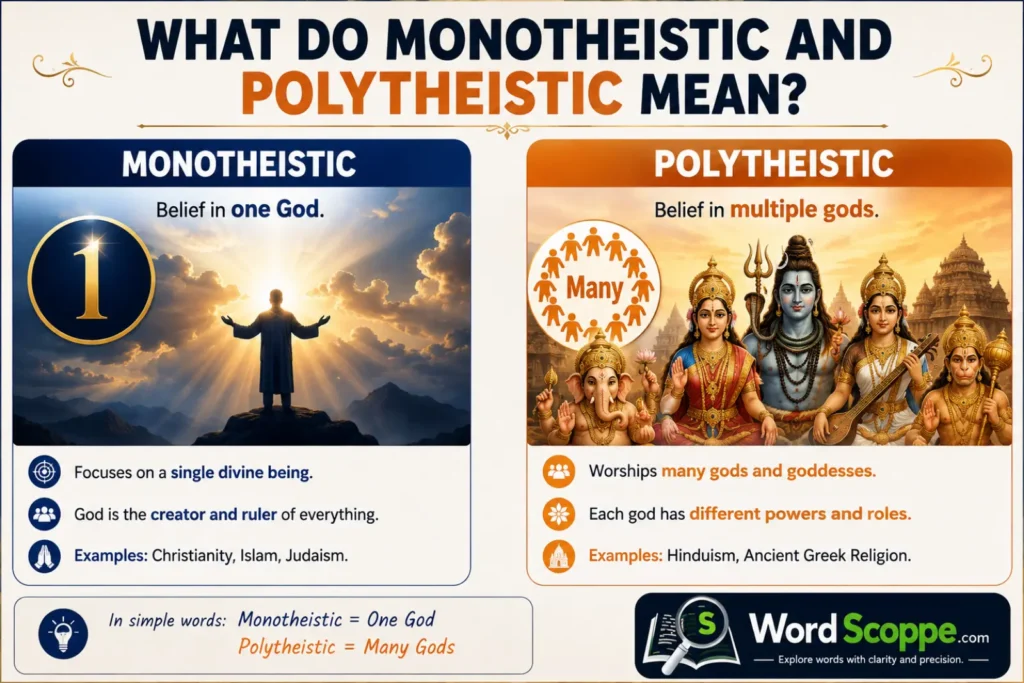 is hinduism monotheistic or polytheistic
